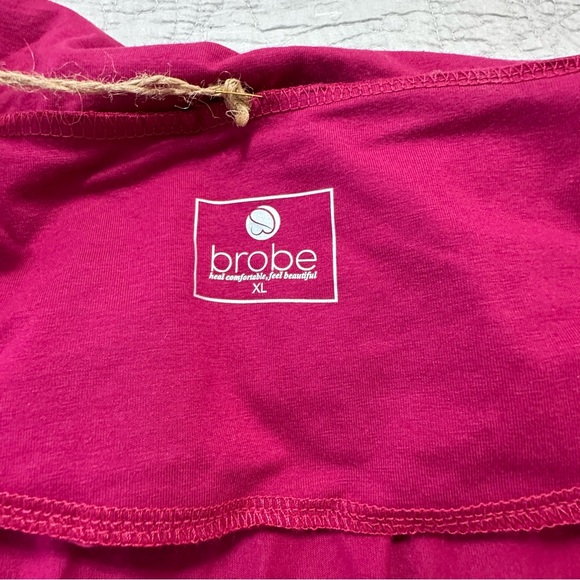 Brobe NWT The Surgery Recovery Robe In Pink Sz.XL - Picture 9 of 12